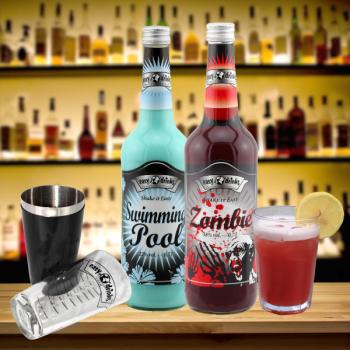 Cocktail Set No. 10 - Shaker, Gläser, Zombie + Swimming Pool